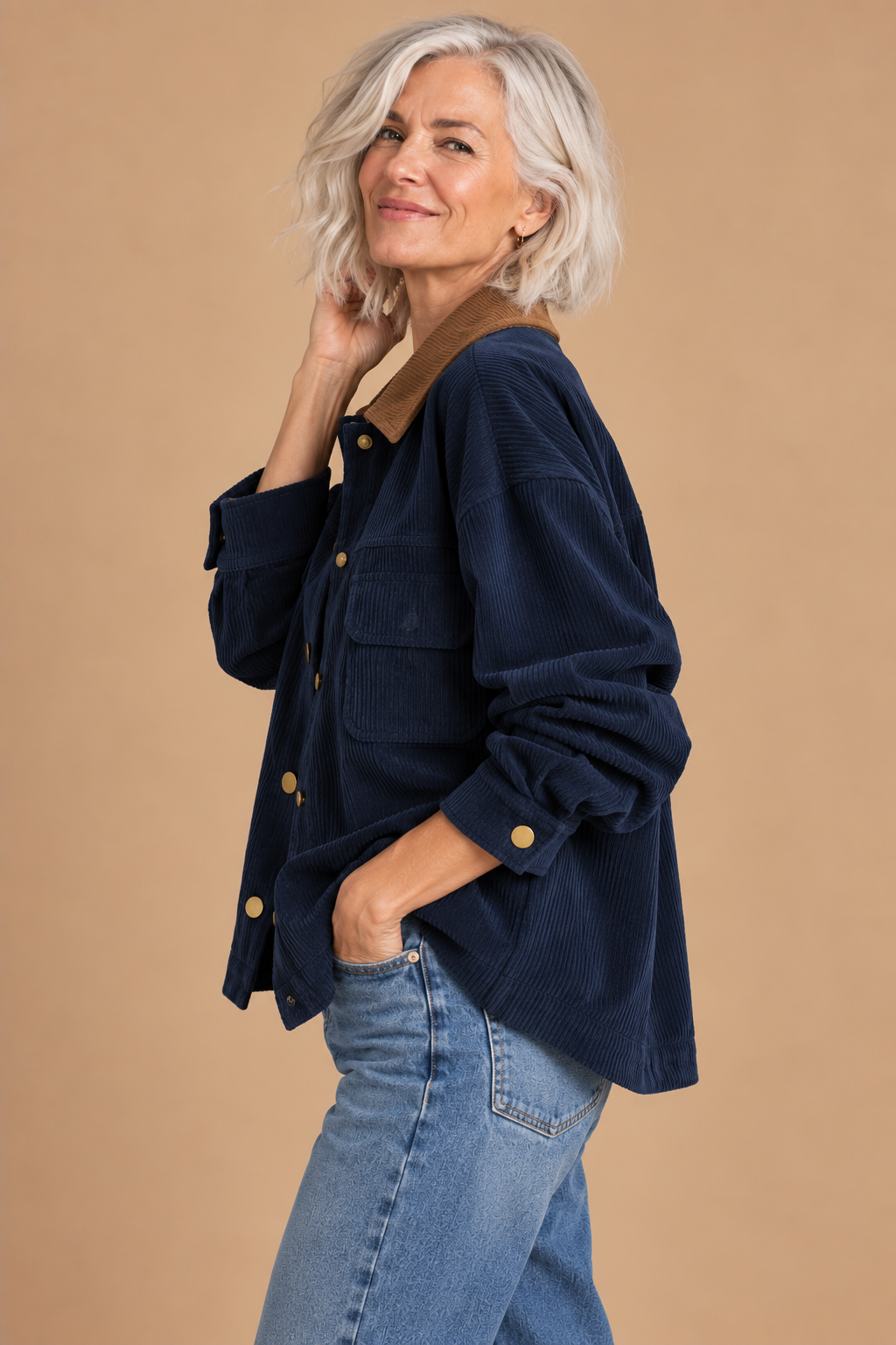 Christa Corduroy Utility Jacket