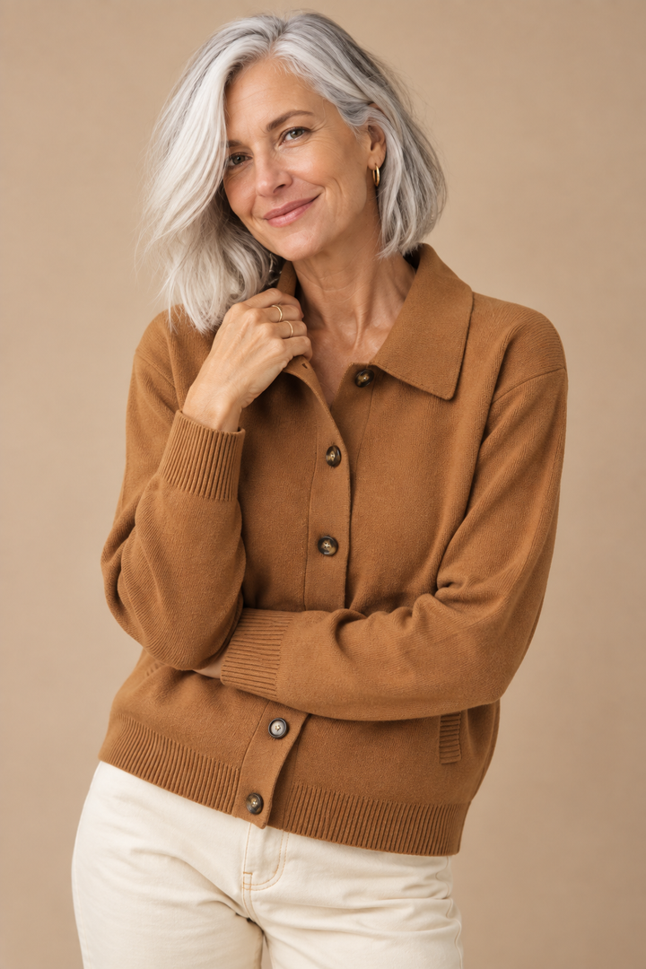Ashley Collared Cardigan