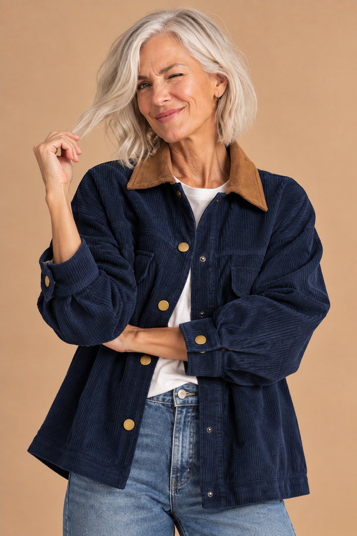 Christa Corduroy Utility Jacket
