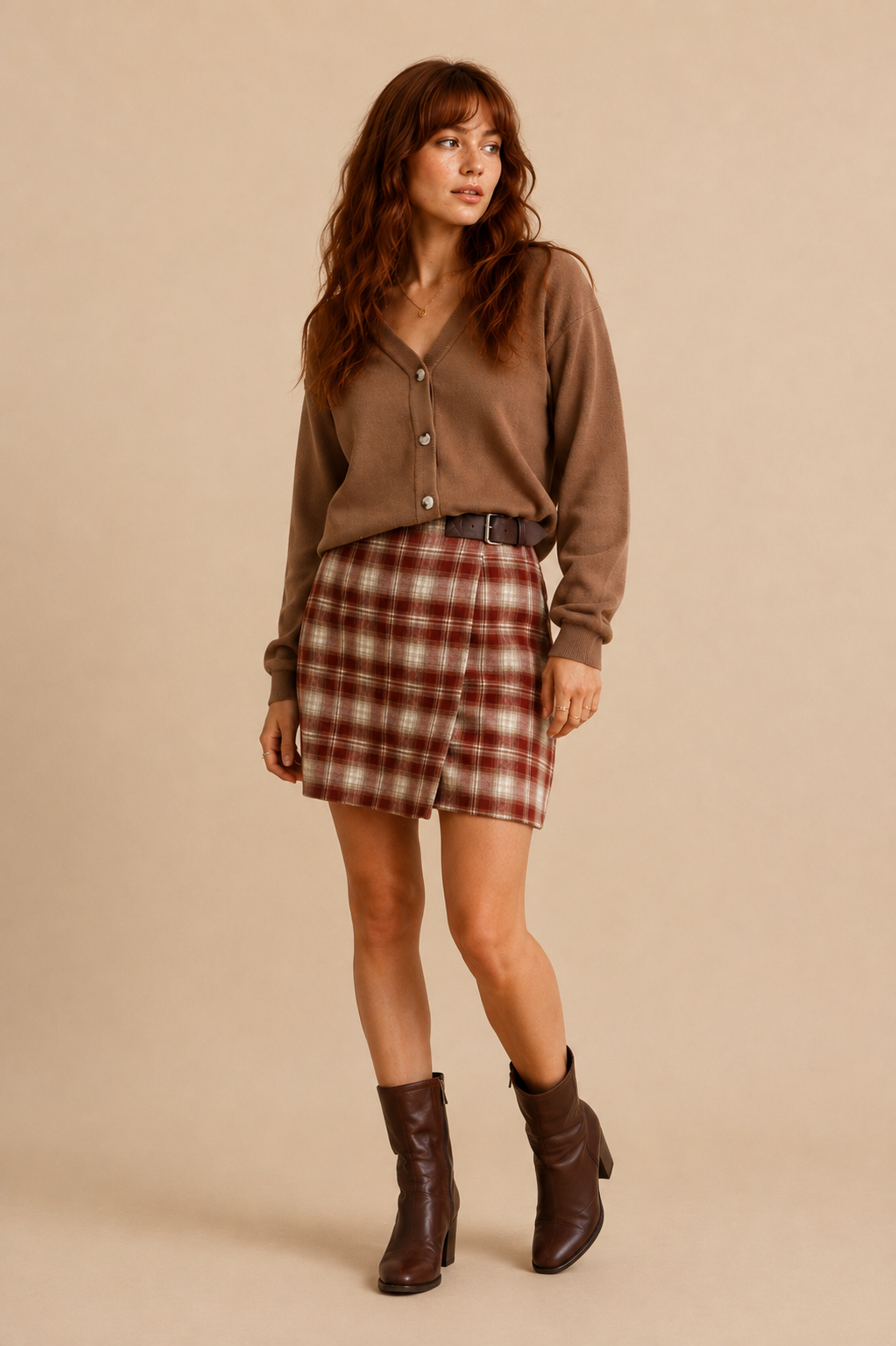 Blythe Soft Cotton Button Down V-Neck Sweater Cardigan