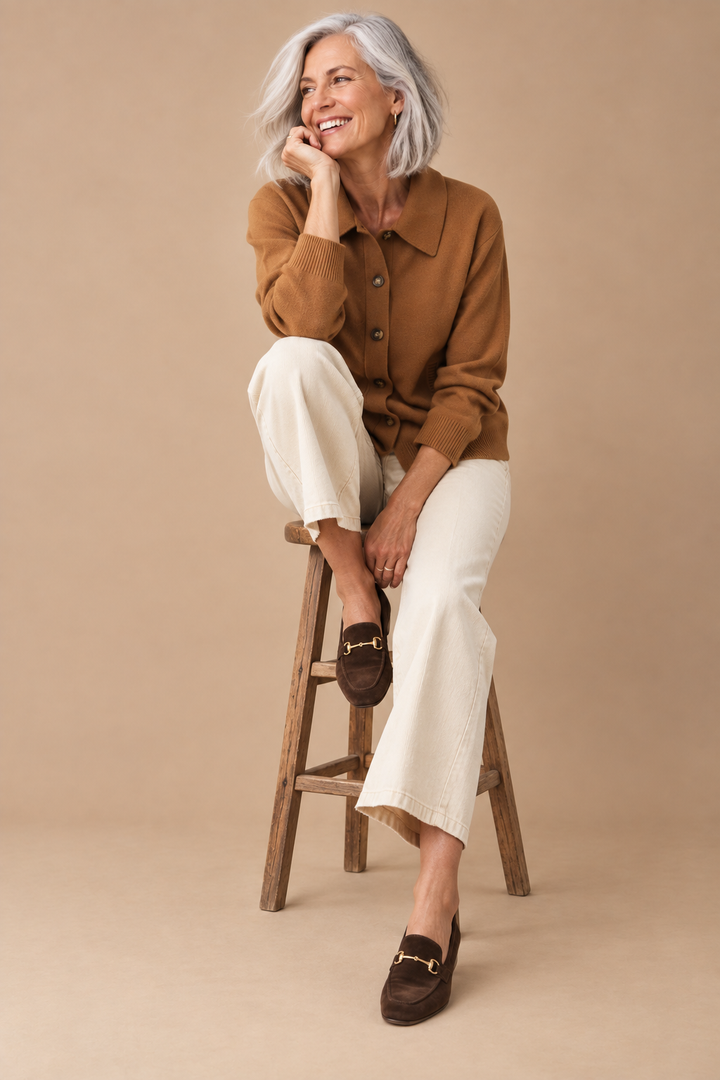Ashley Collared Cardigan