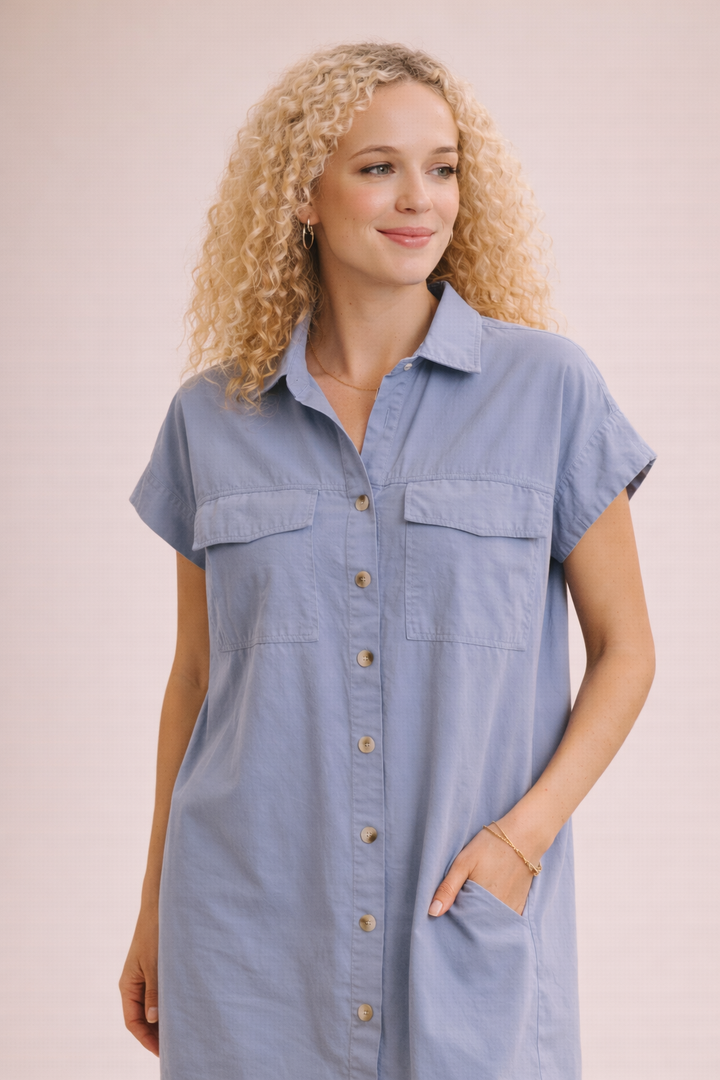 Maya Utility Mini Dress