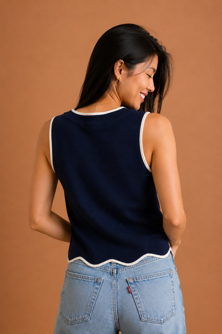 Seraphina Sleeveless Knit Top
