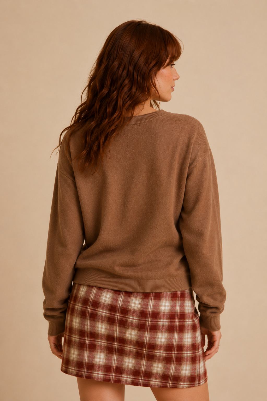 Blythe Soft Cotton Button Down V-Neck Sweater Cardigan