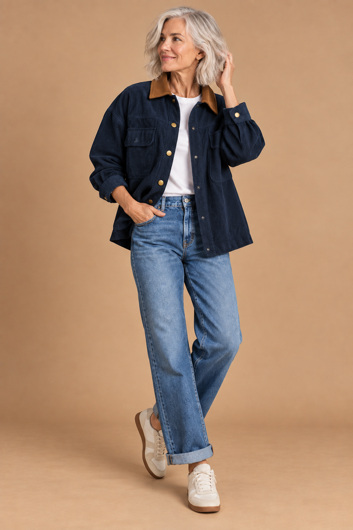 Christa Corduroy Utility Jacket
