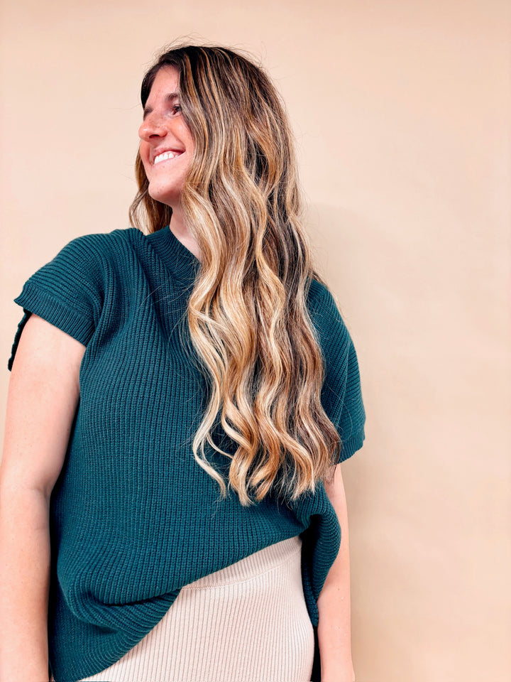 Merida Ribbed Knit Sweater Top